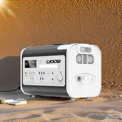 4400W Peak Power Portable Solar Generator dengan teknologi pengisian nirkabel 15W