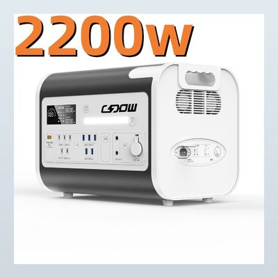 AT22 Outdoor Portable Power Station dengan Panel AC Output dan Lithium Iron Phosphate Battery