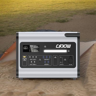 AT22 Outdoor Portable Power Station dengan Panel AC Output dan Lithium Iron Phosphate Battery