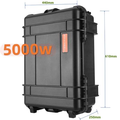 5000W darurat Lithium Battery Inverter Group Charger dengan USB Charging Solar System