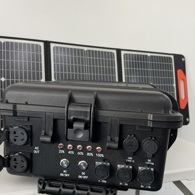 5000W darurat Lithium Battery Inverter Group Charger dengan USB Charging Solar System