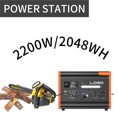 1500W Portable Mobile Generator Solar Power Station Fast Charge Pasokan listrik tanpa gangguan