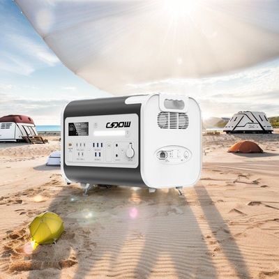 4400W Daya Puncak Baterai Portable Standby Power Station dan Panel Surya untuk Energi