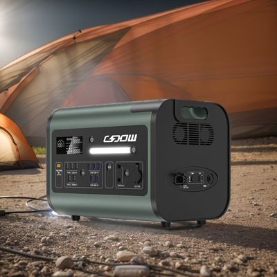 LiFePO4 Baterai Cell Type 220V Output Portable Power Station untuk piknik dan darurat