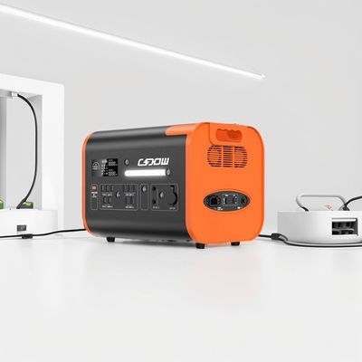 Baterai yang bisa dilepas 2000W Pembangkit Listrik Tenaga Surya Portable untuk pasokan listrik darurat