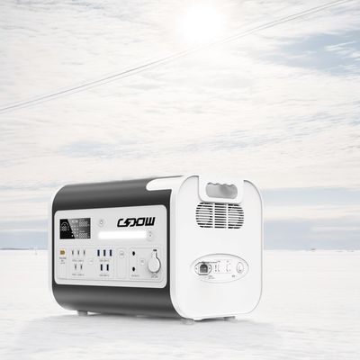 Baterai yang bisa dilepas 2000W Pembangkit Listrik Tenaga Surya Portable untuk pasokan listrik darurat
