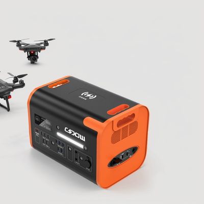 High Power Portable Power Station dengan Baterai LiFePO4 dan Dual Fast Charging 2200W