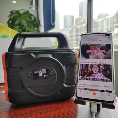 Stasiun Daya Surya Portable 300W dengan Baterai dan Layar LCD