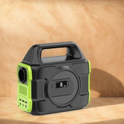 110/220V AC Charging Portable Power Station dengan LCD Display dan Lithium Battery 300W