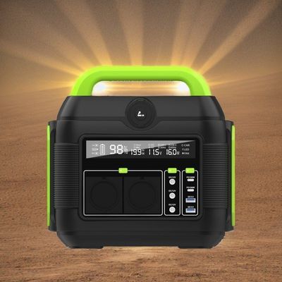 Stasiun daya pengisian cepat 600W/160000mAh yang dapat didaur ulang 110V Portable AC/DC/USB/Type-C Power Bank S6