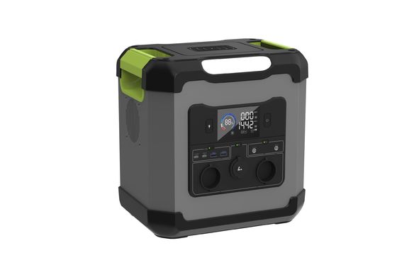 2000W Quick Charging MPPT LiFePO4 Battery Inverter All-in-One Off Grid Sistem Surya dengan British AC Output Socket