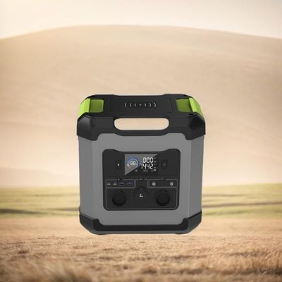 2000W AC Output Portable Power Station 1680wh Lithium Battery Solar Generator untuk outdoor
