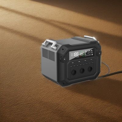 Daya Keluar AC 2500W 2340wh Outdoor Portable Power Station Ion Solar Energy Storage