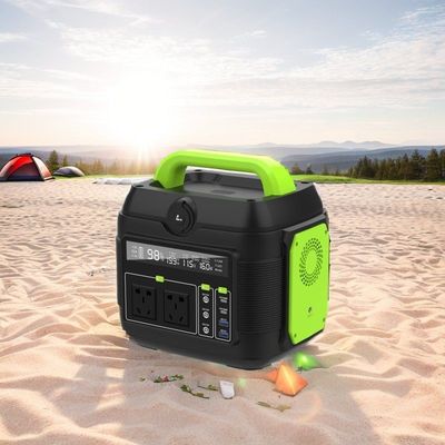 600W Storage Energy Emergency Mobile Power Supply dengan 300W 200W Battery Bank dan Liquid Crystal Display