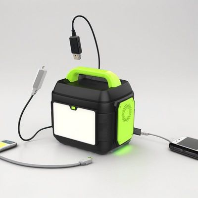 600W Storage Energy Emergency Mobile Power Supply dengan 300W 200W Battery Bank dan Liquid Crystal Display