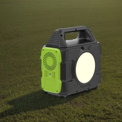 EU AC Socket Rechargeable Mini Lithium Battery Power Generator 300W/600W untuk Rumah / Luar ruangan / Camping / Darurat