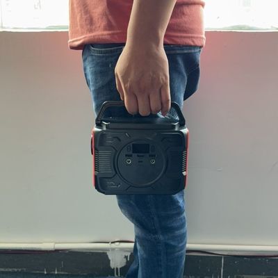 200W/173wh Pembangkit Listrik penyimpanan energi darurat untuk kegiatan luar ruangan dan barbekyu