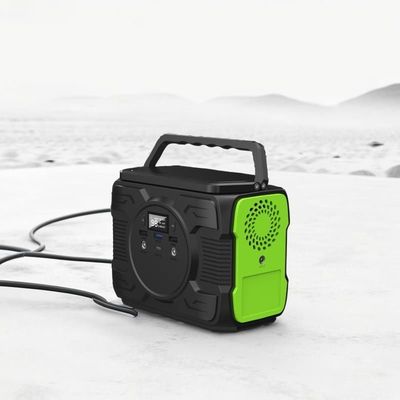 Stasiun listrik penyimpanan energi balkon surya portabel dengan output AC 200W dan output USB