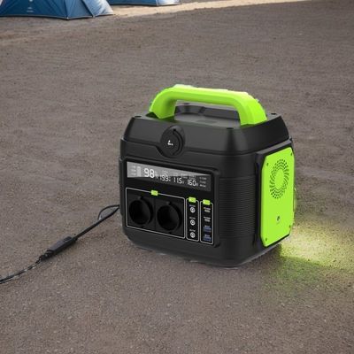 Stasiun Daya penyimpanan energi luar ruangan portabel 600W untuk pengisian drone RV surya