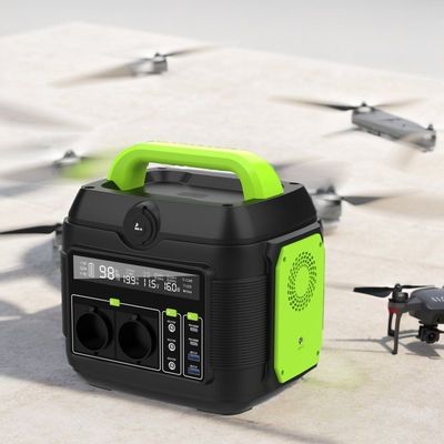 Disesuaikan 600W Mini UPS Portable Generator 220V EU AC Socket Listrik darurat