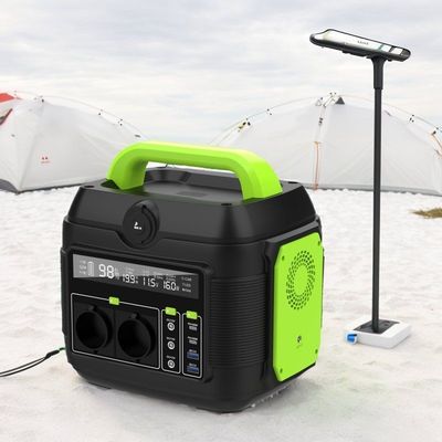 Outdoor Camping Power Solution Pembangkit Listrik 600W dengan Baterai Litium dan Output S6
