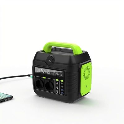 Outdoor Camping Power Solution Pembangkit Listrik 600W dengan Baterai Litium dan Output S6