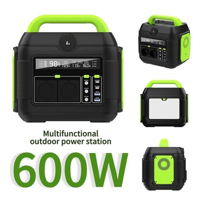 Pembangkit Listrik Tenaga Surya Portable 600W untuk Penyimpanan Energi Rumah di Amerika Utara