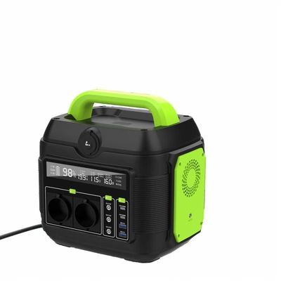 Outdoor Solar Charging Portable Power Station dengan Baterai Lithium 600W dan Paket yang Dapat Dihapus