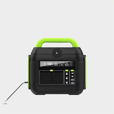 Outdoor Solar Charging Portable Power Station dengan Baterai Lithium 600W dan Paket yang Dapat Dihapus
