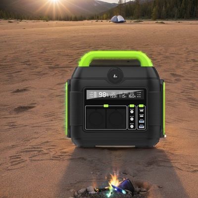 Daya tahan Original 576wh 300W 600W generator surya dan panel surya untuk pencahayaan rumah