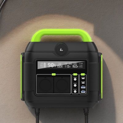 Warna yang dapat disesuaikan 600W 576wh Home Solar Power Generator 110V 220V untuk kegiatan luar ruangan