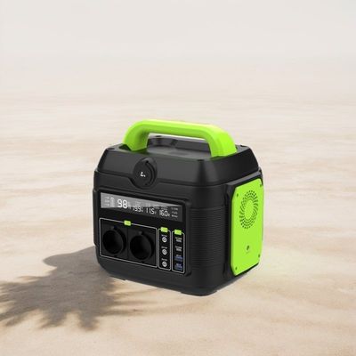 600W 110V/220V Lithium Battery Solar Portable Power Station untuk lingkungan ramah ruangan