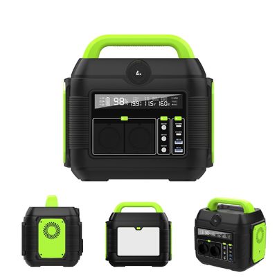 Generator portabel Baterai Litium Pembangkit Listrik Seluler dengan Soket AC 110V 220V 600W