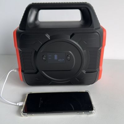 300W Solar Energy Storage Generator Portable Mobile Power untuk Balkon Darurat Luar Ruang RV