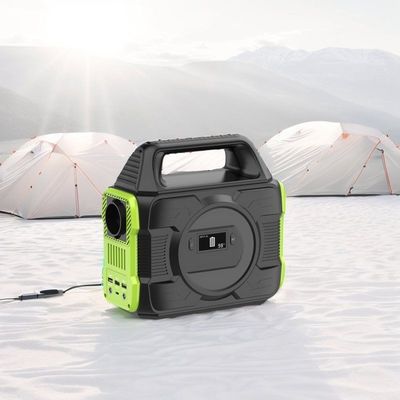 Stasiun listrik penyimpanan energi outdoor portabel dengan baterai lithium 300W super cepat