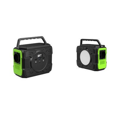 Stasiun Daya Seluler Luar dengan 200W AC Output Pengisian Panel Surya dan Lampu LED