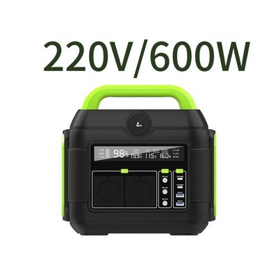 Baterai yang bisa dilepas 600W Litium 110V 220V Camping Mini Portable AC Outlet Power Bank