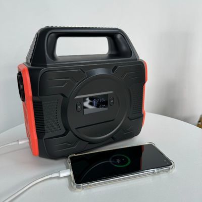 High Power 300W Balcony RV Energy Storage Generator dengan LED Lighting Mobile Power AC Output S3