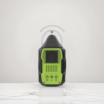 EU AC Socket Kompatibel Semua 300W Portable Solar Generator untuk UAV RV Maintenance-free