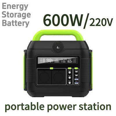 600W Multifunction Portable Solar Power Energy Storage System dengan Adaptor dan S6