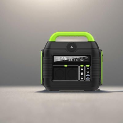 Terungkap Liquid Crystal Display 600W Fast Charging Power Mini Emergency Generator dengan EU AC Socket