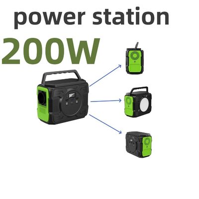 200W Solar Energy Storage Generator Darurat Balkon RV Power Station dengan S2X-173