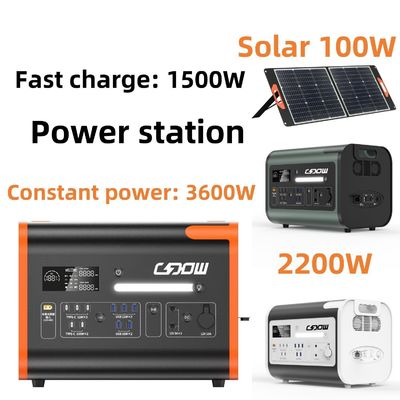 AT22 2000W pengisi daya ponsel daya surya untuk outdoor portabel