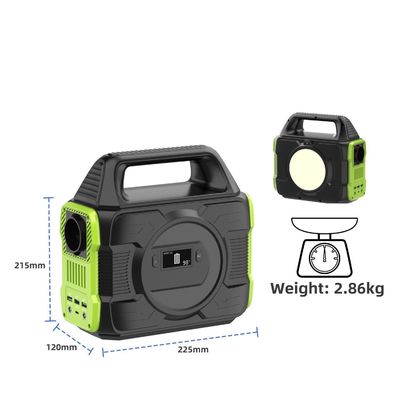 Pembangkit Listrik Tenaga Surya Portable 300W dengan Baterai Litium 2024 dan dapat didaur ulang dalam permintaan tinggi