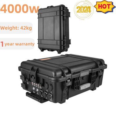 3000W 4000W Kapasitas Besar Portable Solar Generator untuk RV dan Outdoor 6-7h waktu pengisian