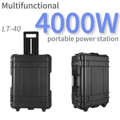 Baterai laptop 4000W LiFePO4 dan pembangkit listrik portabel 3000W untuk waktu pengisian 6-7h