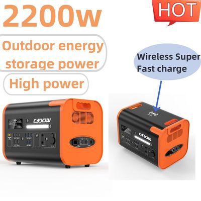 Un38.3/Msos Otentikasi 2200W Stasiun Pengisian Portable 220V Solar Generator untuk Kantor