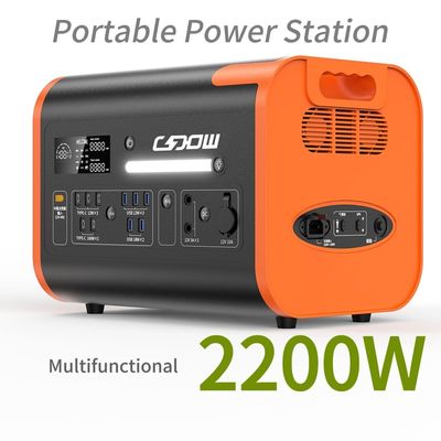Stasiun listrik portabel dengan kapasitas baterai 51.52V40ah 3.22V*16s dan umur siklus 2000