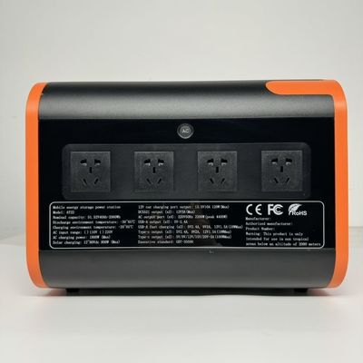 AT22 Outdoor Portable Power Station dengan output 220V dan generator penyimpanan energi surya