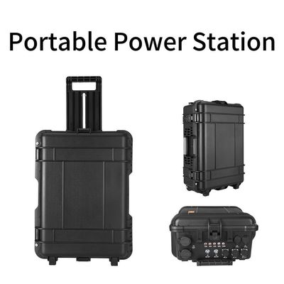 AC Pure Sine Wave Solar Mobile Power Station dengan output 4000W dan beberapa outlet